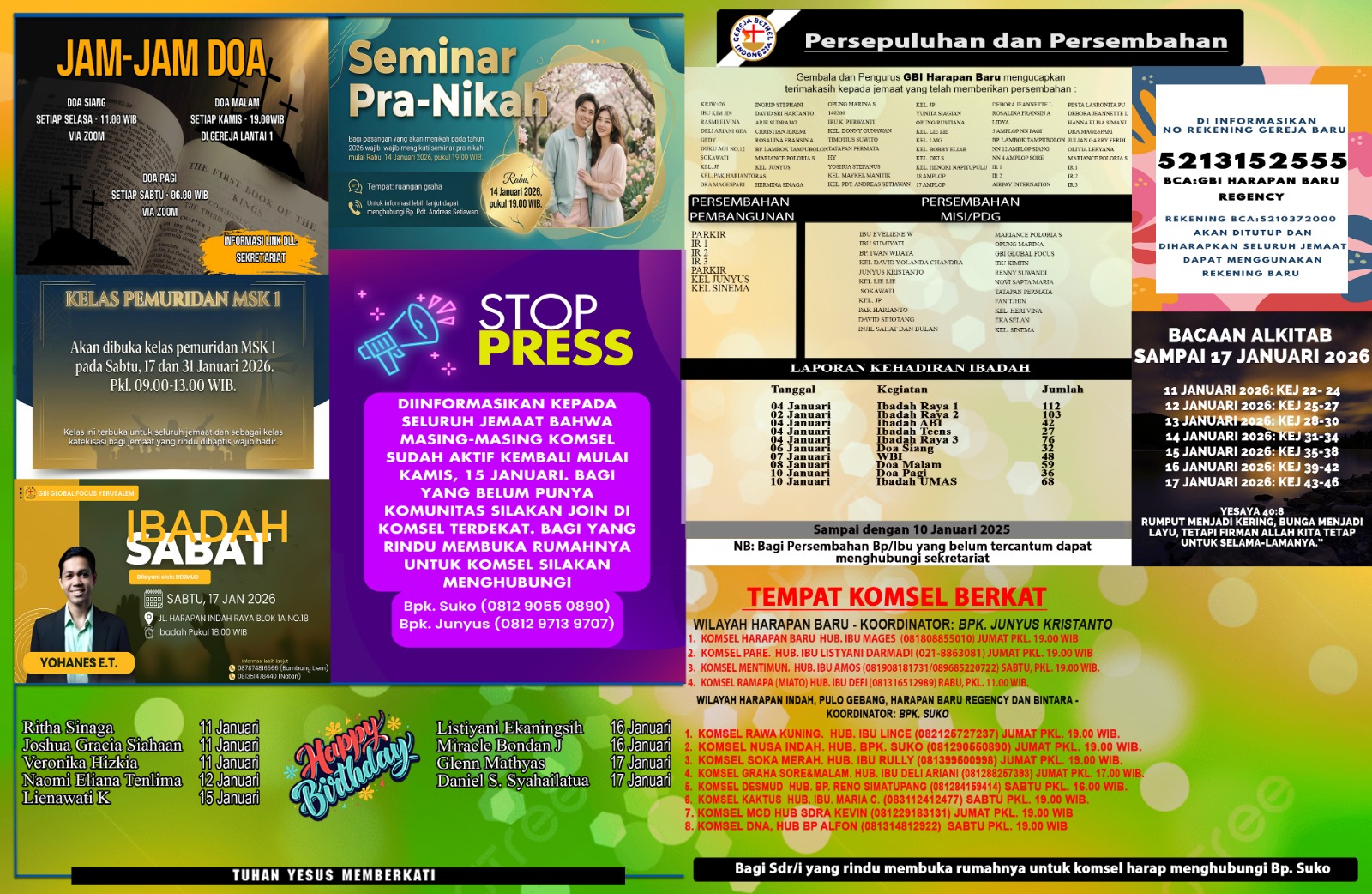 Warta Jemaat GBI Harapan Baru